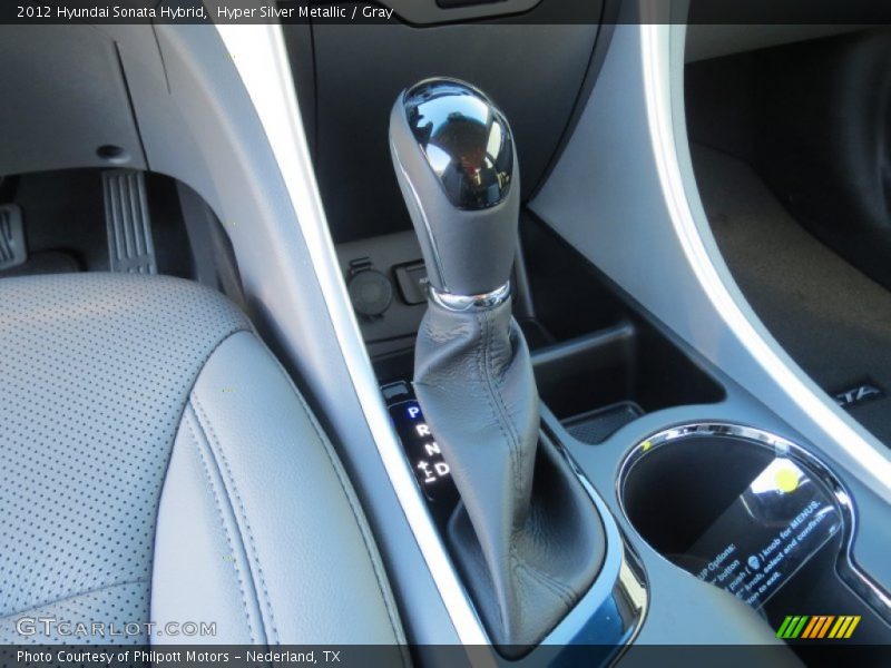 Hyper Silver Metallic / Gray 2012 Hyundai Sonata Hybrid