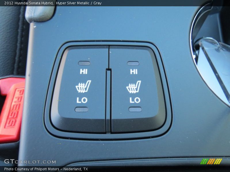 Hyper Silver Metallic / Gray 2012 Hyundai Sonata Hybrid
