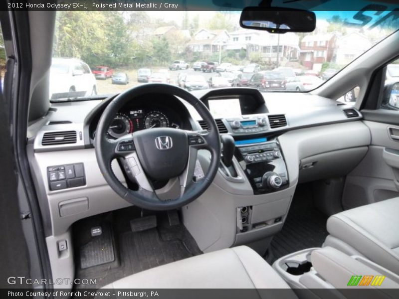 Polished Metal Metallic / Gray 2012 Honda Odyssey EX-L