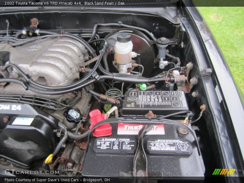 Black Sand Pearl / Oak 2002 Toyota Tacoma V6 TRD Xtracab 4x4