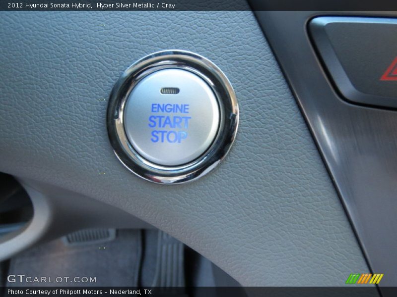 Hyper Silver Metallic / Gray 2012 Hyundai Sonata Hybrid