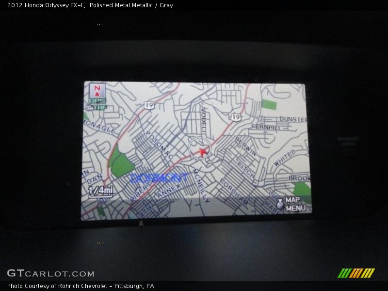 Polished Metal Metallic / Gray 2012 Honda Odyssey EX-L