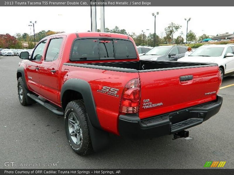 Barcelona Red Metallic / Sand Beige 2013 Toyota Tacoma TSS Prerunner Double Cab