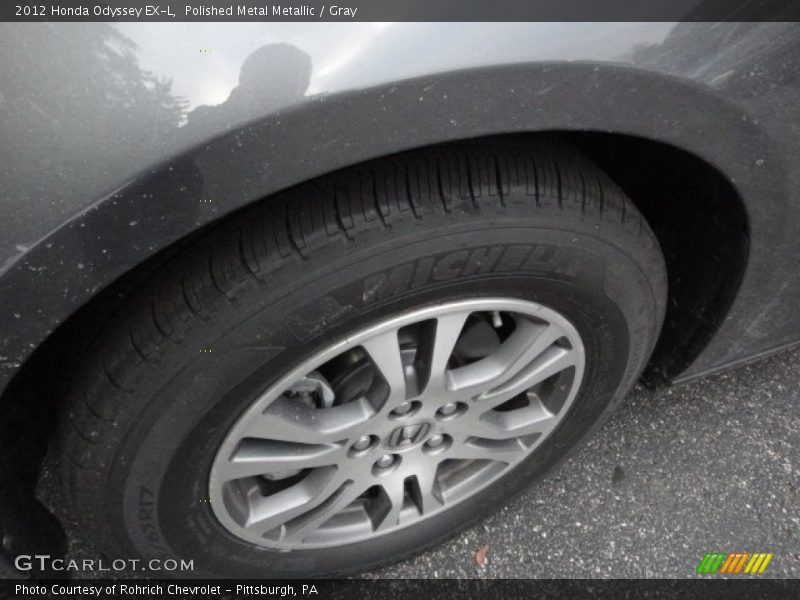 Polished Metal Metallic / Gray 2012 Honda Odyssey EX-L