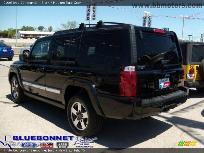 Black / Medium Slate Gray 2006 Jeep Commander