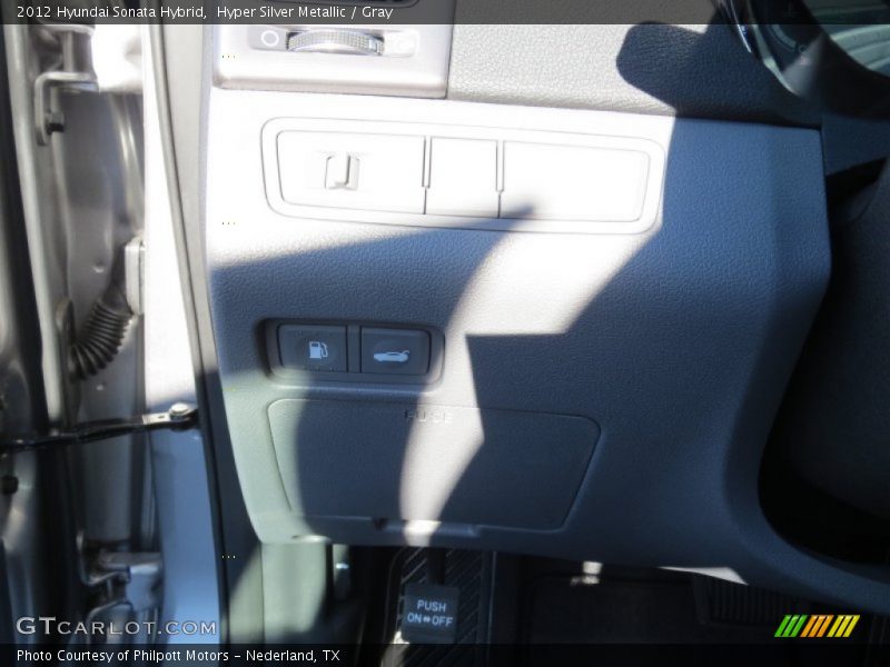 Hyper Silver Metallic / Gray 2012 Hyundai Sonata Hybrid