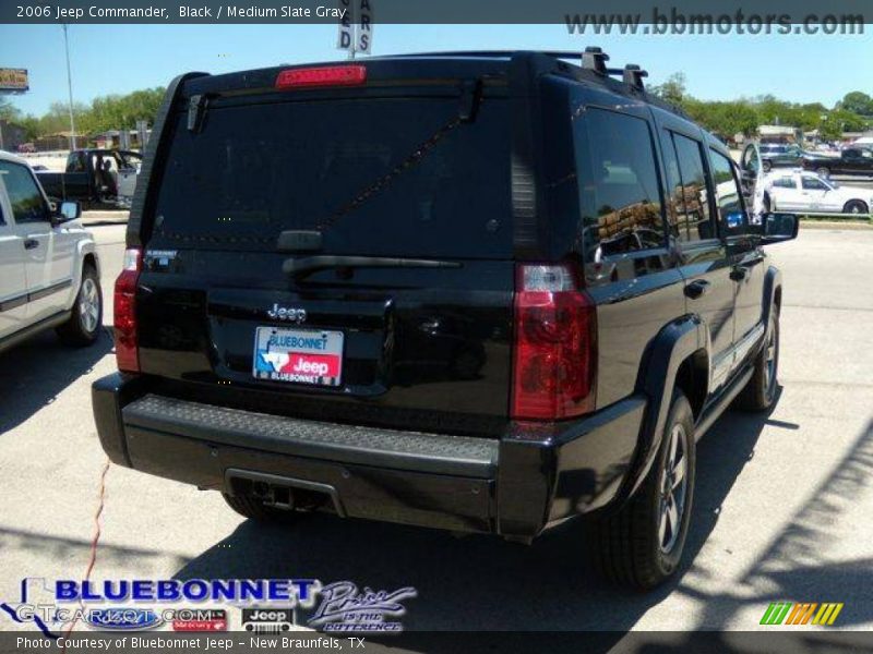 Black / Medium Slate Gray 2006 Jeep Commander