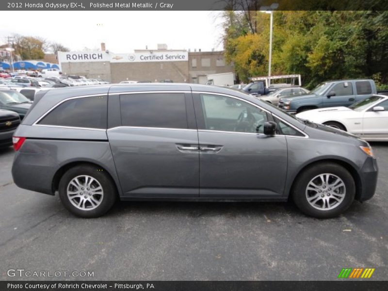 Polished Metal Metallic / Gray 2012 Honda Odyssey EX-L