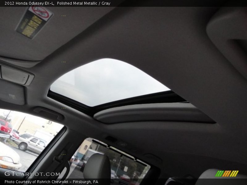 Polished Metal Metallic / Gray 2012 Honda Odyssey EX-L