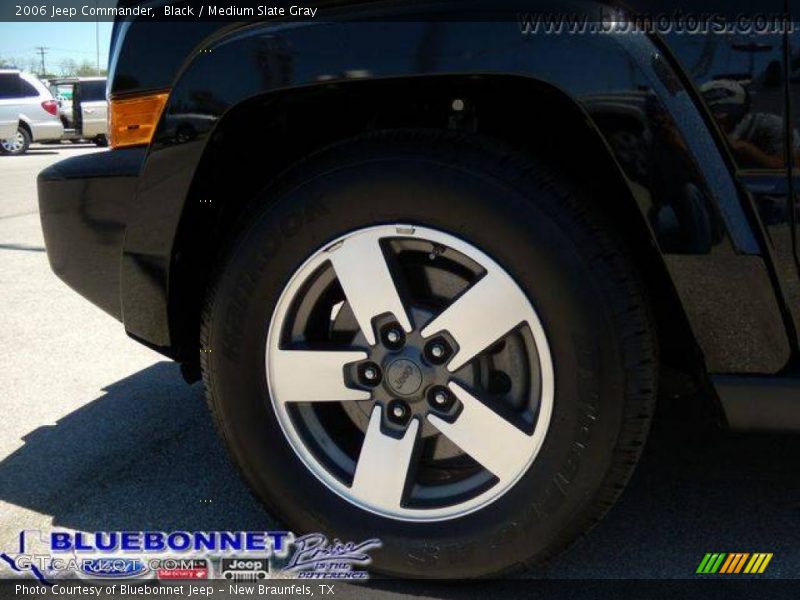 Black / Medium Slate Gray 2006 Jeep Commander