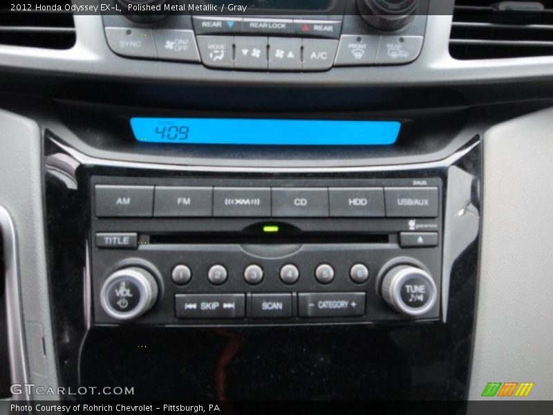 Polished Metal Metallic / Gray 2012 Honda Odyssey EX-L