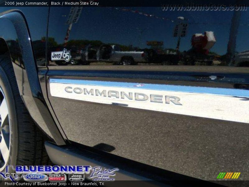 Black / Medium Slate Gray 2006 Jeep Commander