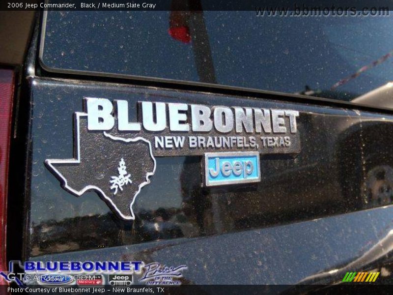 Black / Medium Slate Gray 2006 Jeep Commander