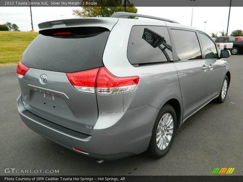 Silver Sky Metallic / Bisque 2013 Toyota Sienna XLE