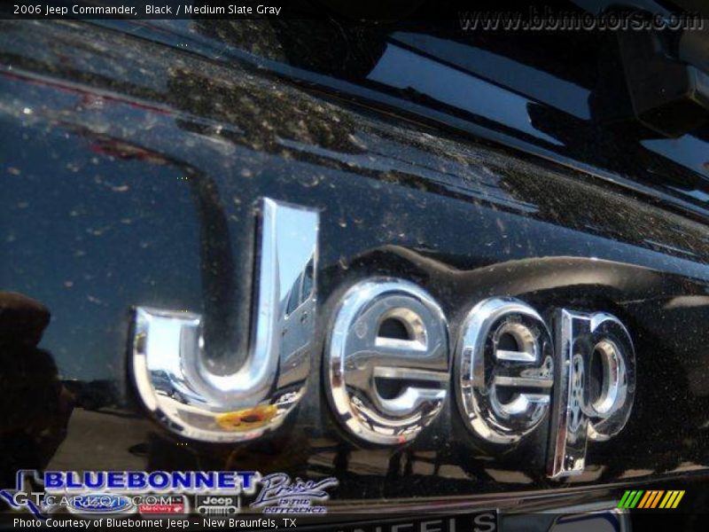 Black / Medium Slate Gray 2006 Jeep Commander