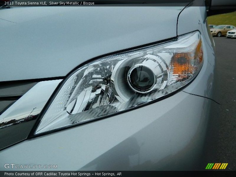 Silver Sky Metallic / Bisque 2013 Toyota Sienna XLE