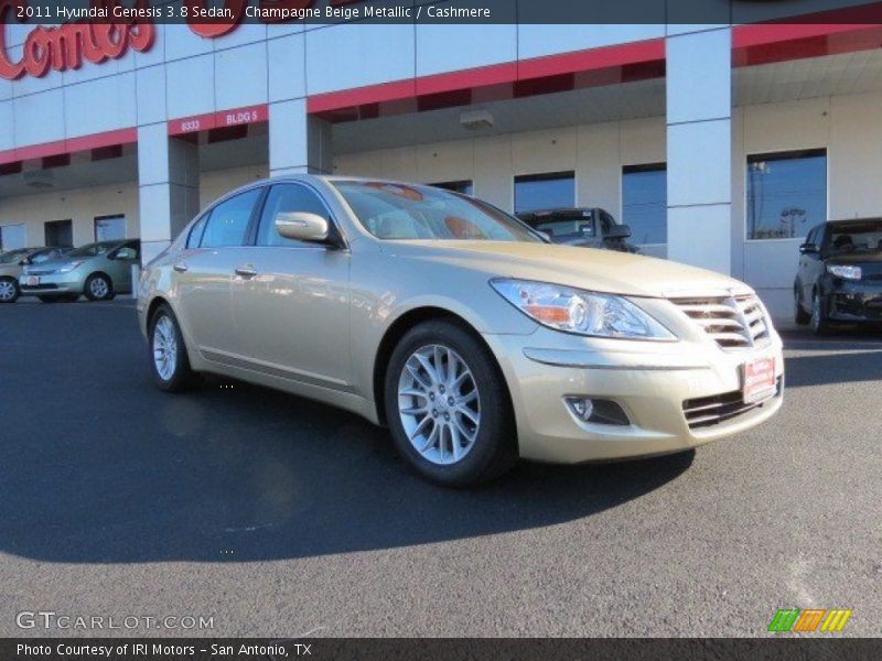 Champagne Beige Metallic / Cashmere 2011 Hyundai Genesis 3.8 Sedan
