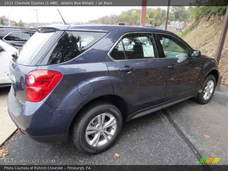 Atlantis Blue Metallic / Jet Black 2013 Chevrolet Equinox LS AWD