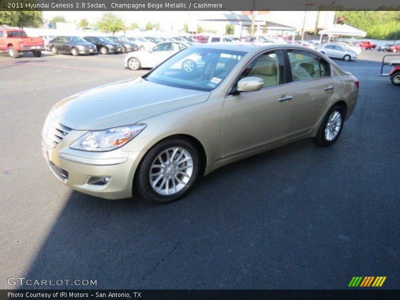 Champagne Beige Metallic / Cashmere 2011 Hyundai Genesis 3.8 Sedan