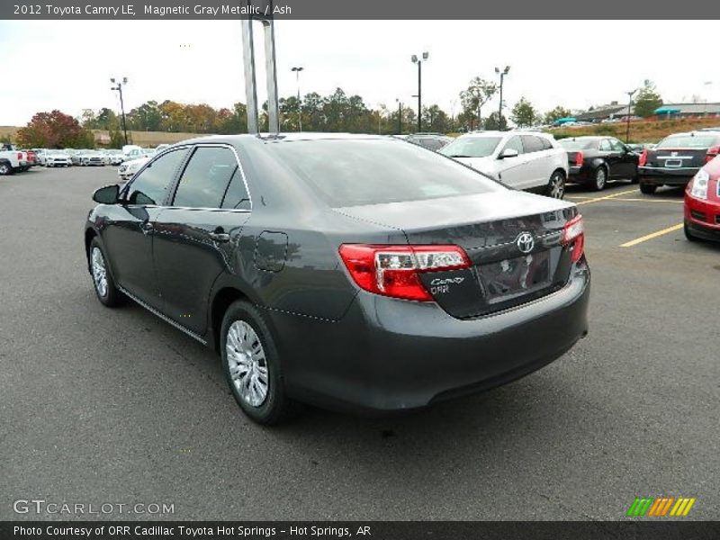 Magnetic Gray Metallic / Ash 2012 Toyota Camry LE