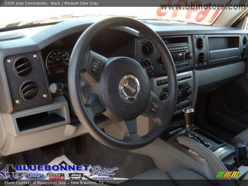 Black / Medium Slate Gray 2006 Jeep Commander