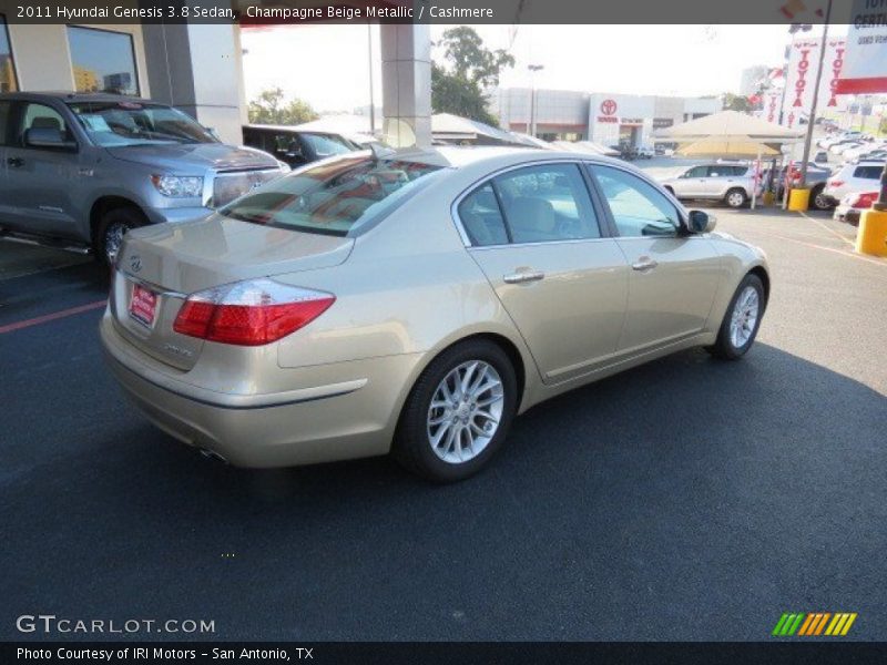 Champagne Beige Metallic / Cashmere 2011 Hyundai Genesis 3.8 Sedan