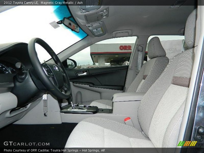 Magnetic Gray Metallic / Ash 2012 Toyota Camry LE