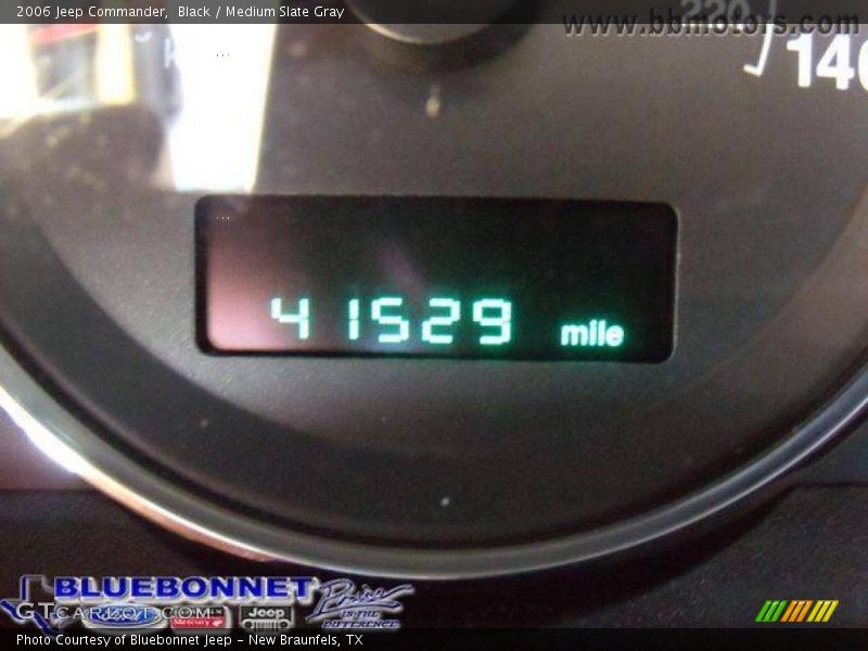 Black / Medium Slate Gray 2006 Jeep Commander