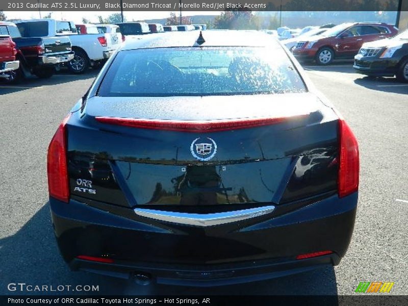 Black Diamond Tricoat / Morello Red/Jet Black Accents 2013 Cadillac ATS 2.5L Luxury