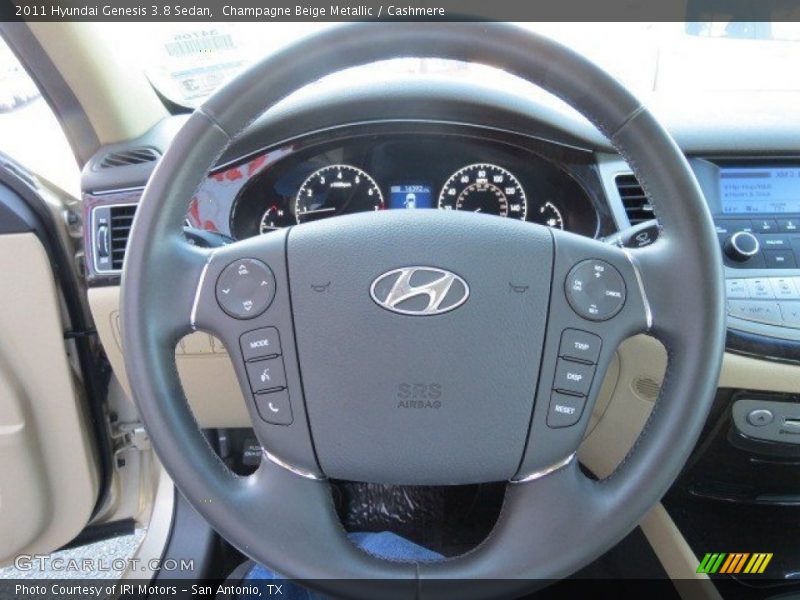 Champagne Beige Metallic / Cashmere 2011 Hyundai Genesis 3.8 Sedan