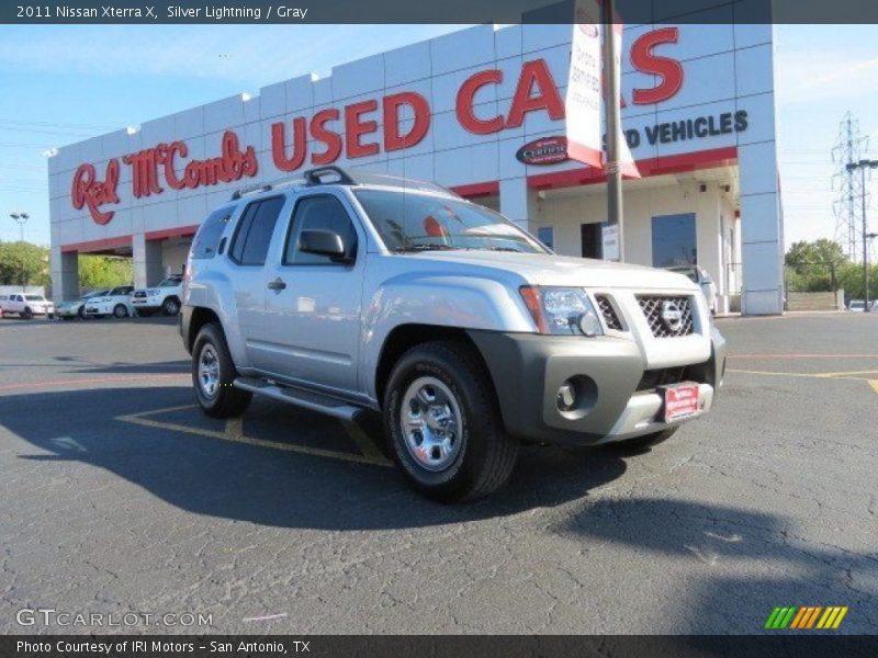 Silver Lightning / Gray 2011 Nissan Xterra X