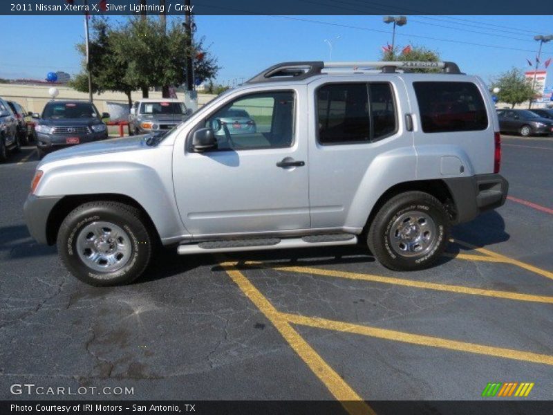 Silver Lightning / Gray 2011 Nissan Xterra X