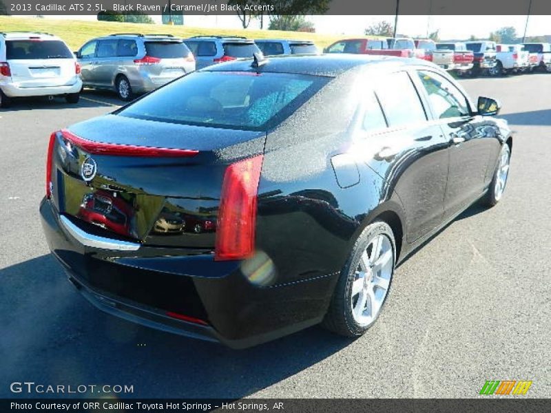 Black Raven / Caramel/Jet Black Accents 2013 Cadillac ATS 2.5L