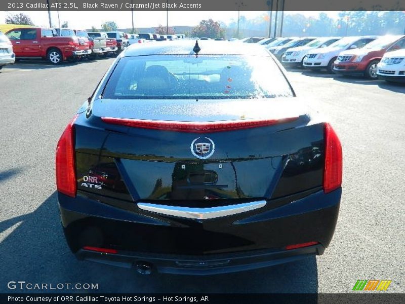 Black Raven / Caramel/Jet Black Accents 2013 Cadillac ATS 2.5L