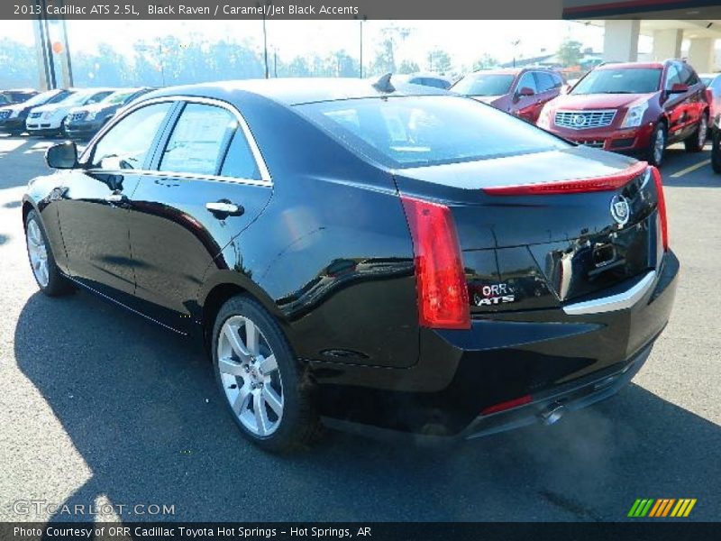 Black Raven / Caramel/Jet Black Accents 2013 Cadillac ATS 2.5L