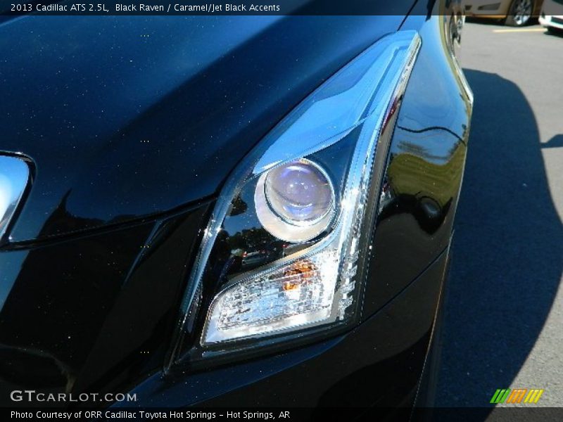 Black Raven / Caramel/Jet Black Accents 2013 Cadillac ATS 2.5L