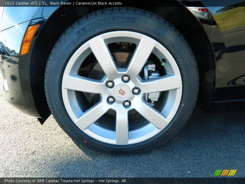 Black Raven / Caramel/Jet Black Accents 2013 Cadillac ATS 2.5L