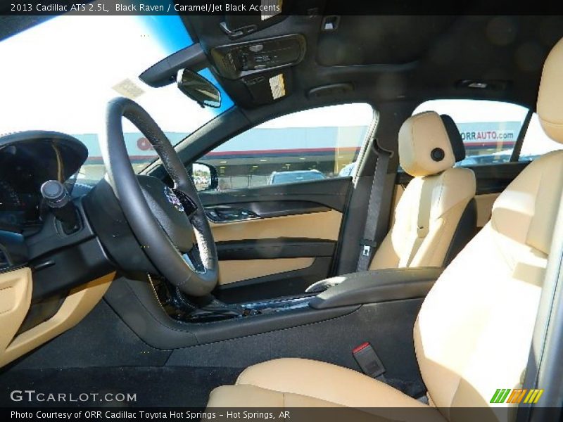 Black Raven / Caramel/Jet Black Accents 2013 Cadillac ATS 2.5L