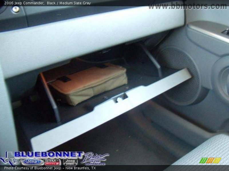 Black / Medium Slate Gray 2006 Jeep Commander
