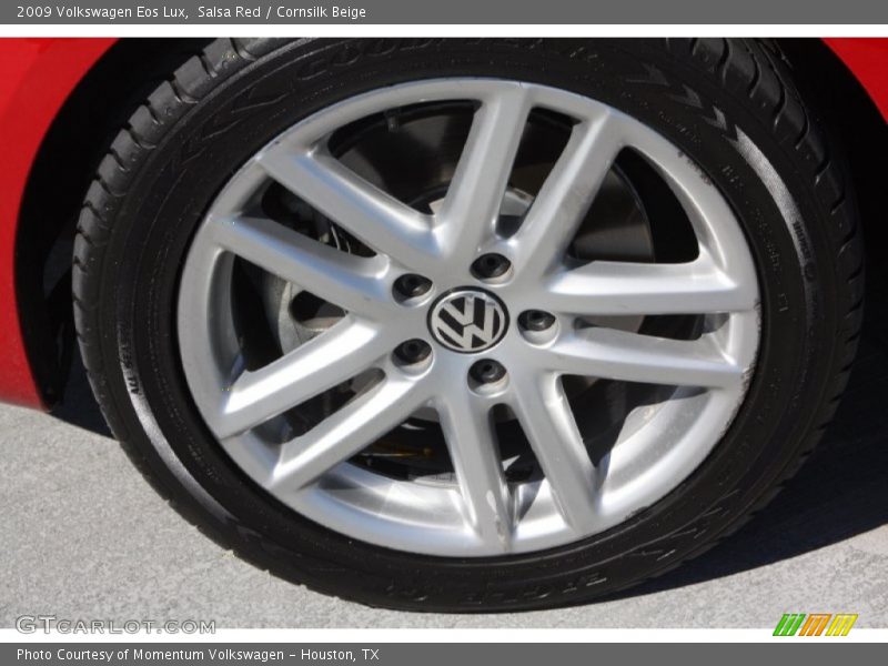 Salsa Red / Cornsilk Beige 2009 Volkswagen Eos Lux