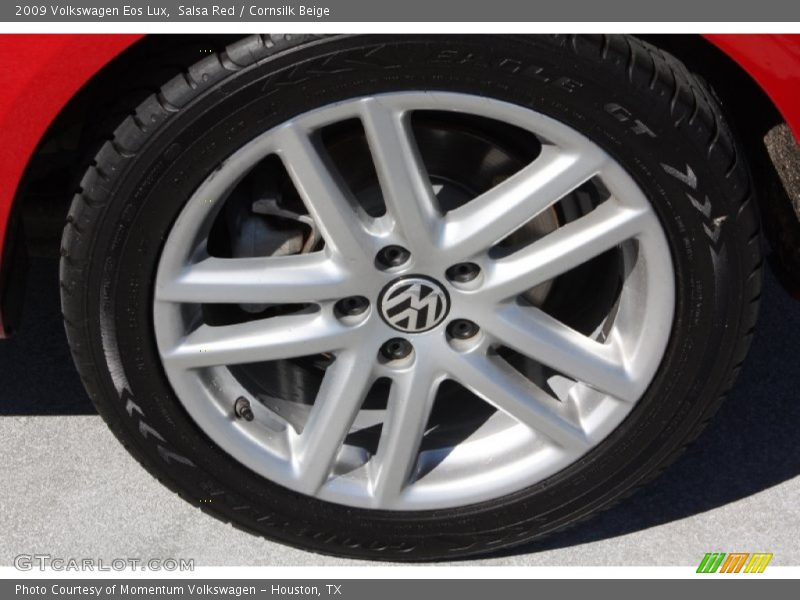 Salsa Red / Cornsilk Beige 2009 Volkswagen Eos Lux