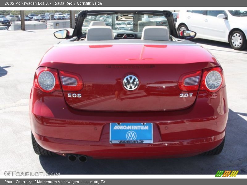Salsa Red / Cornsilk Beige 2009 Volkswagen Eos Lux