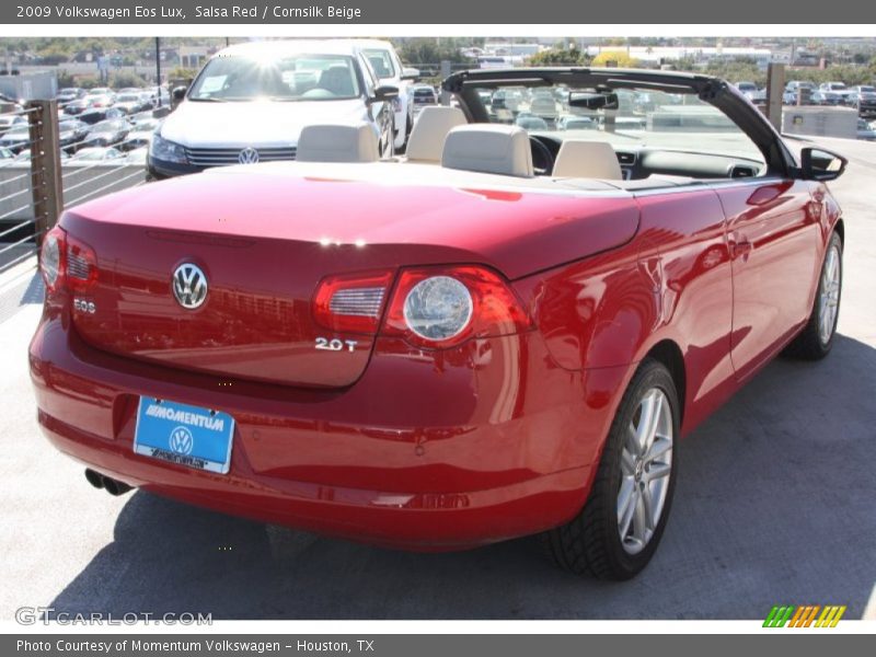 Salsa Red / Cornsilk Beige 2009 Volkswagen Eos Lux