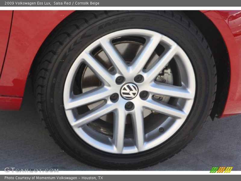 Salsa Red / Cornsilk Beige 2009 Volkswagen Eos Lux