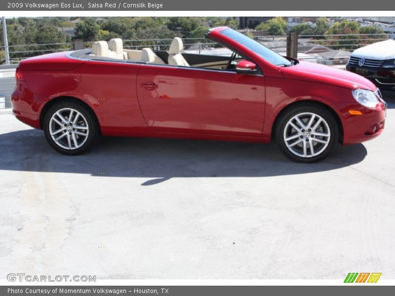 Salsa Red / Cornsilk Beige 2009 Volkswagen Eos Lux
