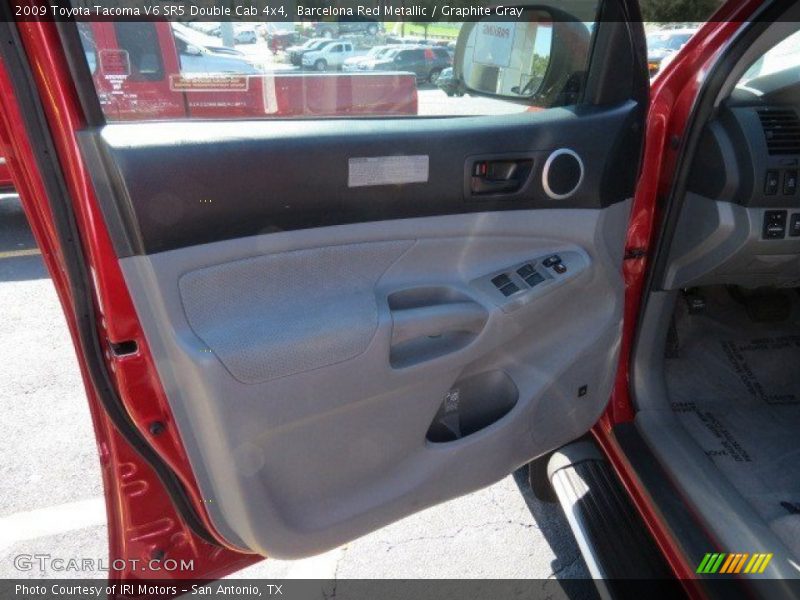 Barcelona Red Metallic / Graphite Gray 2009 Toyota Tacoma V6 SR5 Double Cab 4x4