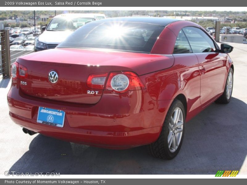 Salsa Red / Cornsilk Beige 2009 Volkswagen Eos Lux