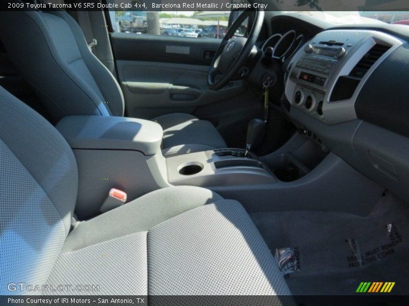 Barcelona Red Metallic / Graphite Gray 2009 Toyota Tacoma V6 SR5 Double Cab 4x4