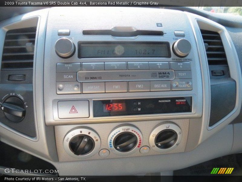 Barcelona Red Metallic / Graphite Gray 2009 Toyota Tacoma V6 SR5 Double Cab 4x4