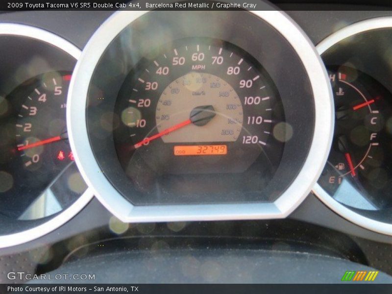 Barcelona Red Metallic / Graphite Gray 2009 Toyota Tacoma V6 SR5 Double Cab 4x4